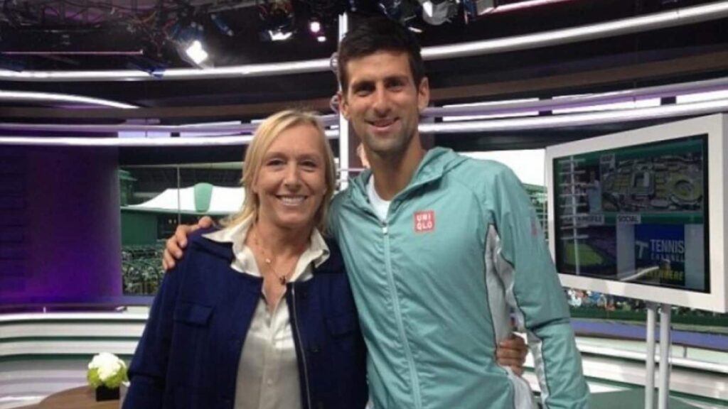 djokovic navratilova