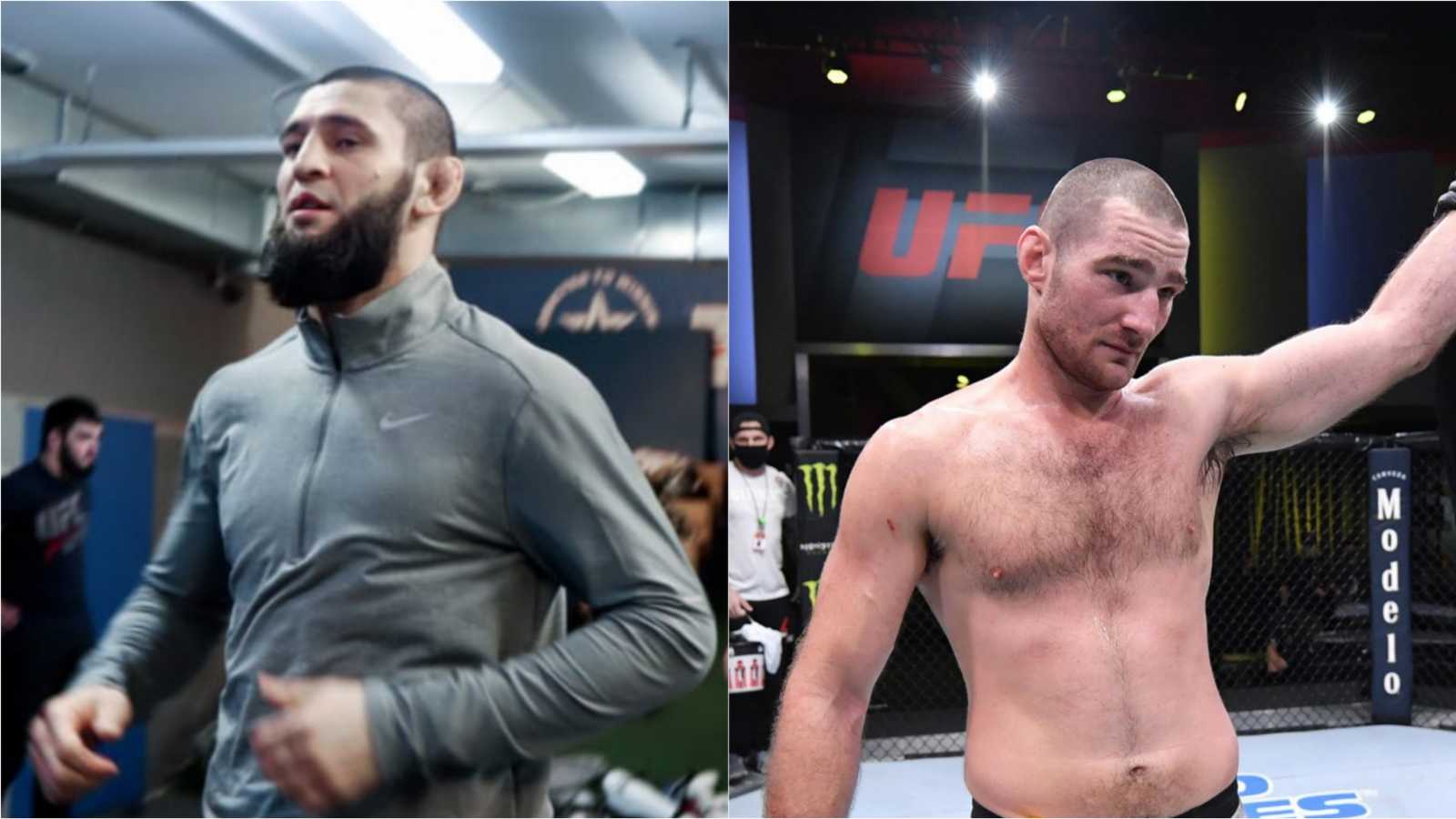 “We had good f*cking wars,” Sean Strickland thanks Khamzat Chimaev for helping him train ahead of UFC Vegas 33