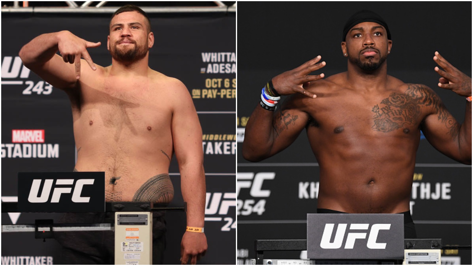 Tai Tuivasa vs Walt Harris set for UFC 267 in Abu Dhabi