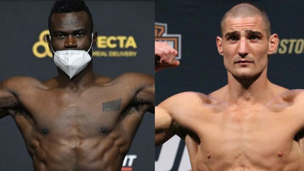 Uriah Hall and Sean Strickland