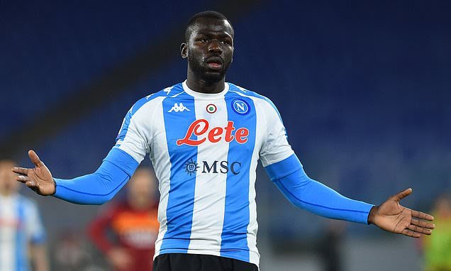 Paris Saint Germain club officials meet Napoli defender Kalidou Koulibaly’s agent Fali Ramadani