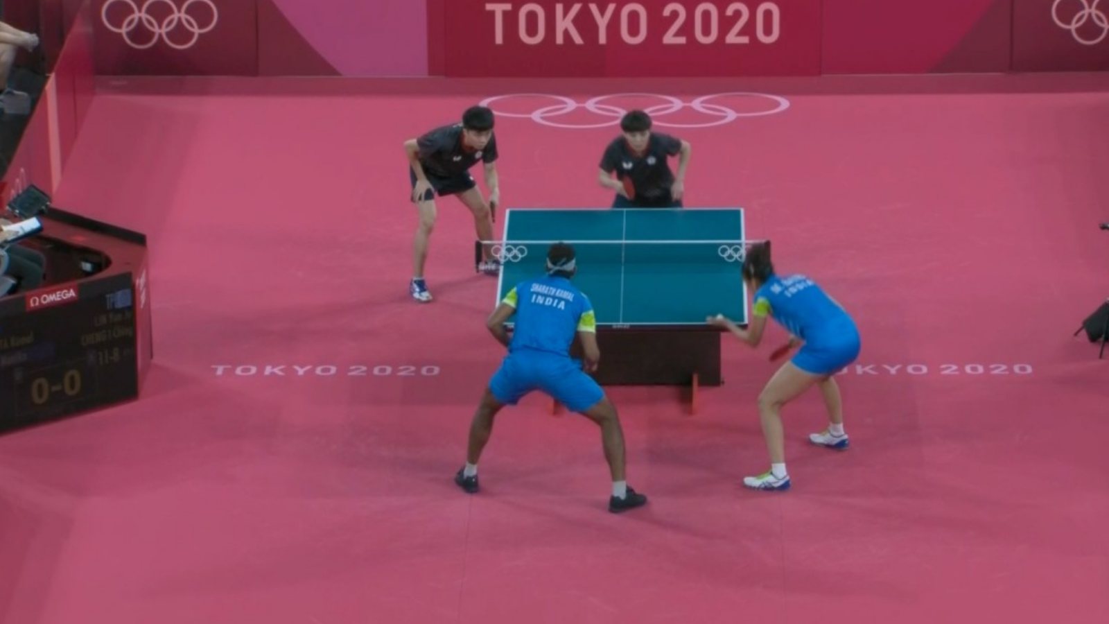 Table Tennis at Tokyo Olympics: Manika Batra and Sharath Kamal Lose in a Disappointing Opening Match Against Chinese Taipei