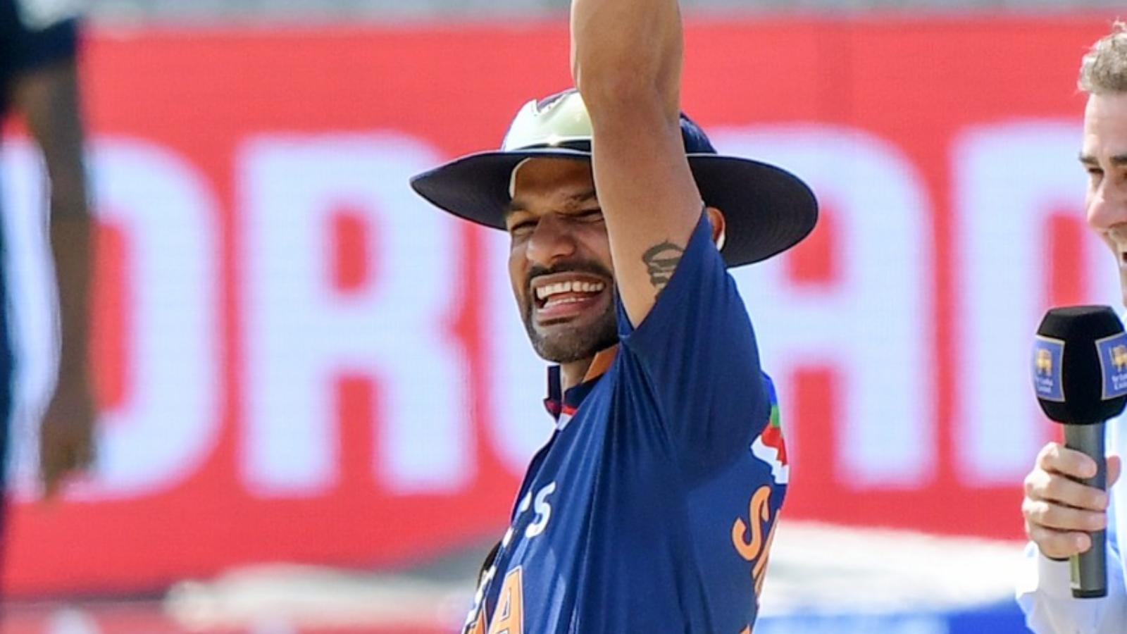 WATCH: IND vs SL – Shikhar Dhawan’s trademark ‘thigh-five’ celebration after winning the first toss as captain