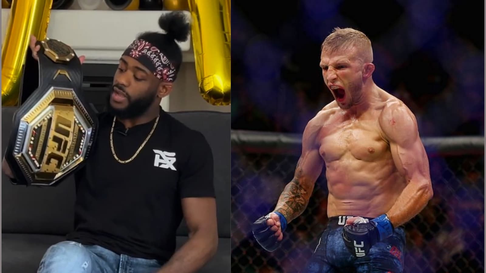 Aljamain Sterling says he will pick TJ Dillashaw over Cory Sandhagen for a title shot after UFC Vegas 32