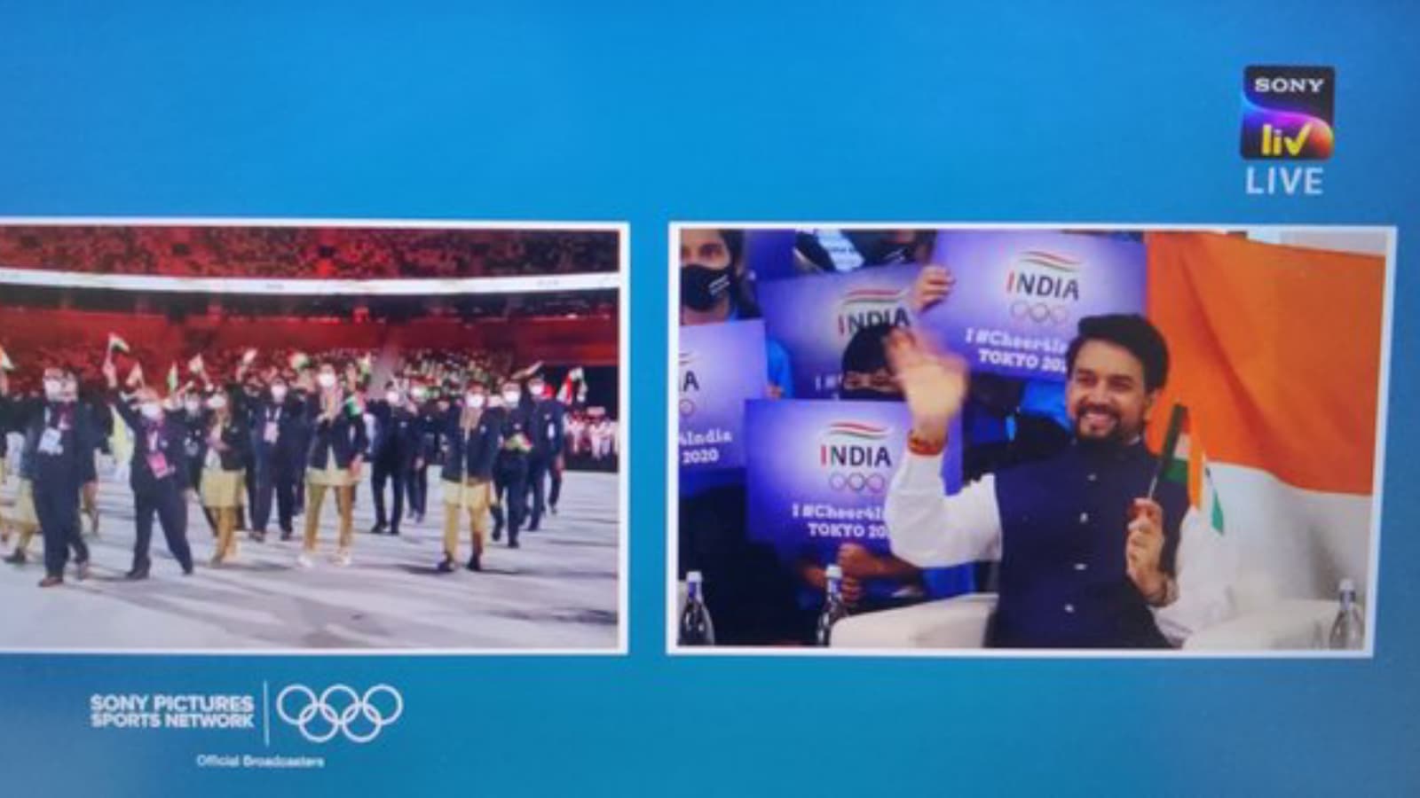 Tokyo Olympics 2020: Twitteratis lash out as Anurag Thakur steals the show during the Opening ceremony