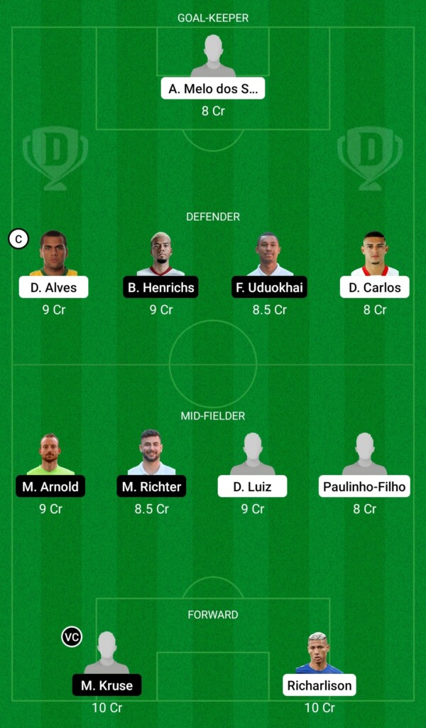 Brazil vs Germany Dream11 Predictions