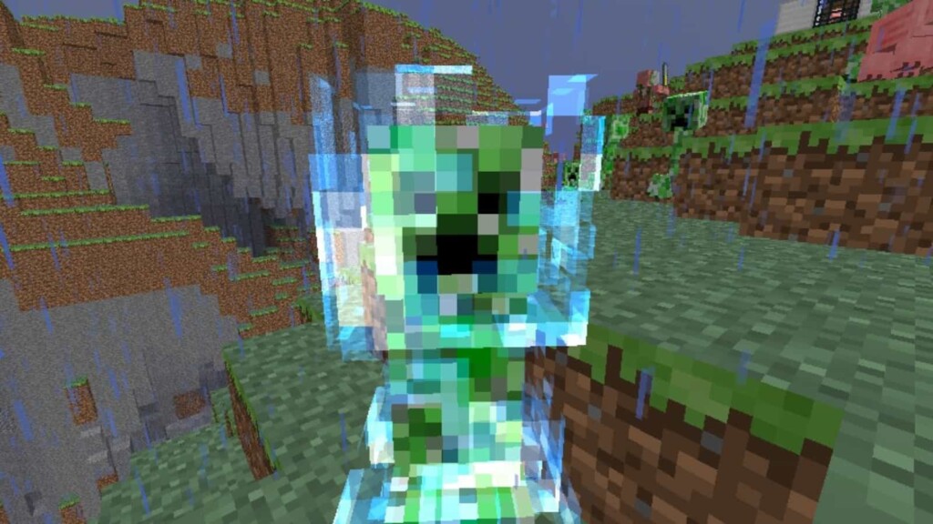 Charged Creeper in Minecraft