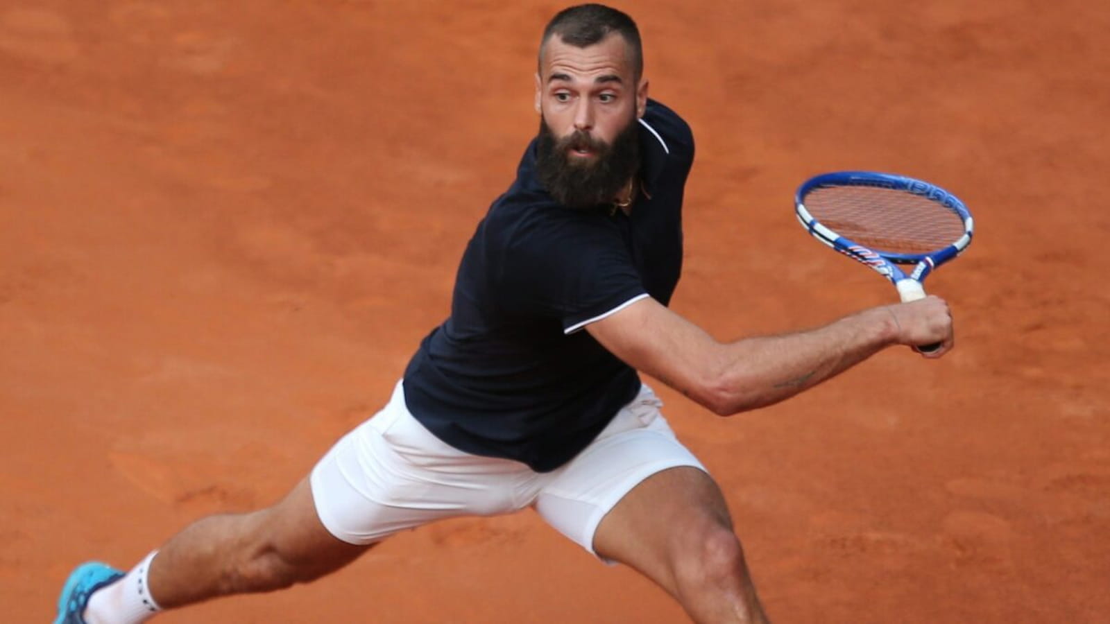 WATCH: Benoit Paire hits an insane drop shot at the Swiss Open 2021