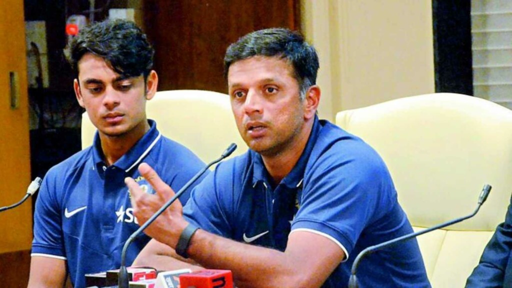 Ishan Kishan and Rahul Dravid