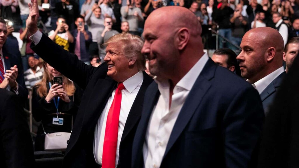 Dana White and Donald Trump UFC 264