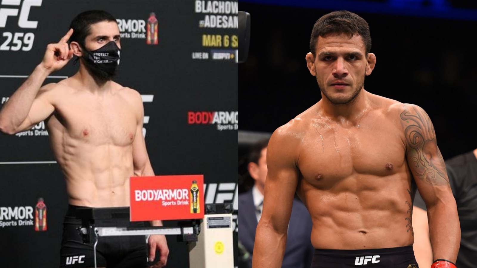 “Beneil is waiting for you”- Rafael Dos Anjos and Islam Makhachev go back and forth after the Brazilian undermines the latter’s title aspirations