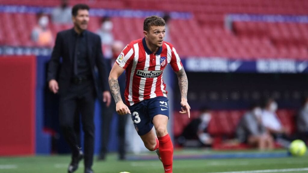 Trippier in action for Atletico Madrid