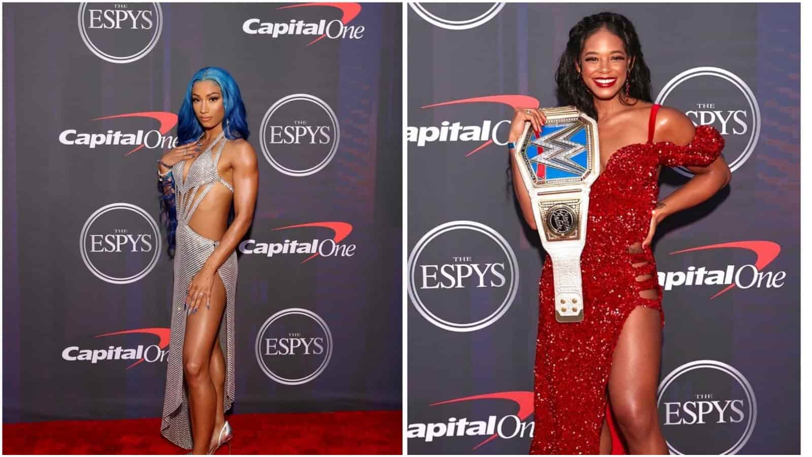 Smackdown Women’s Champion Bianca Belair and Sasha Banks win ESPY for the Best WWE moment