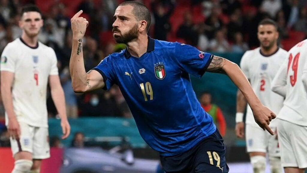 Leonardo bonucci scored Italy's goal