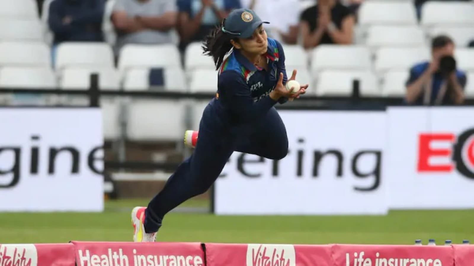 Twitter Reacts to Harleen Deol’s Stunning Catch on Boundary Line