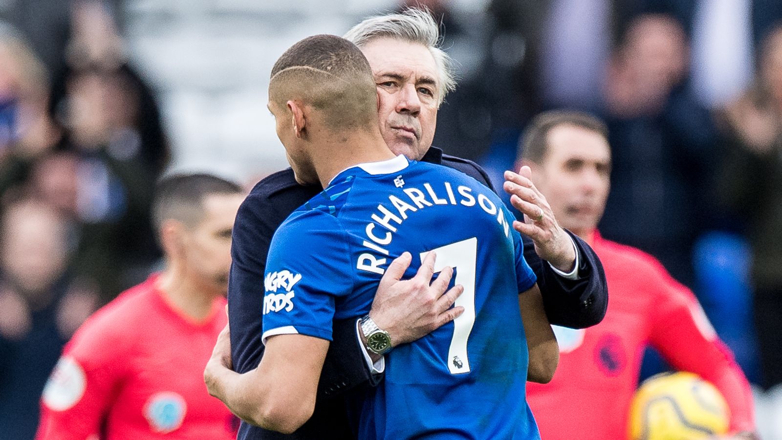 Real Madrid manager Carlo Ancelotti eyes a potential reunion with Everton striker Richarlison