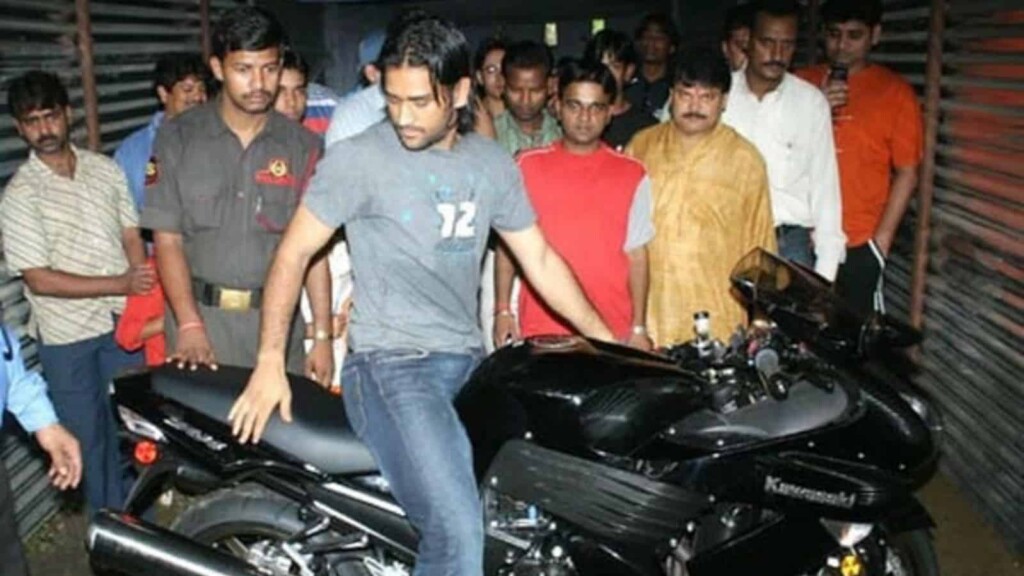 MS Dhoni Kawasaki Ninja ZX14R