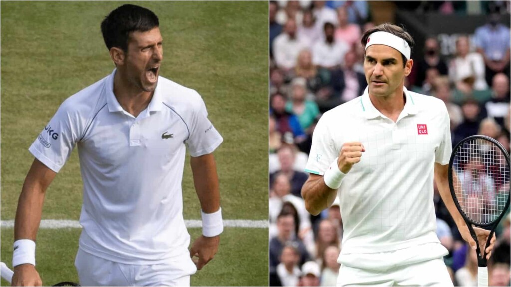 Novak Djokovic and Roger Federer will be playing on Centre Court at Wimbledon 2021