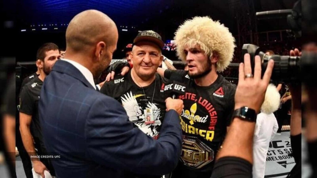 Khabib Nurmagomedov and his father