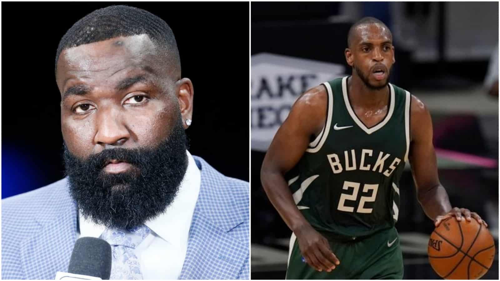 Kendrick Perkins makes bold statement of Khris Middleton getting edge over Giannis Antetokounmpo in post-season