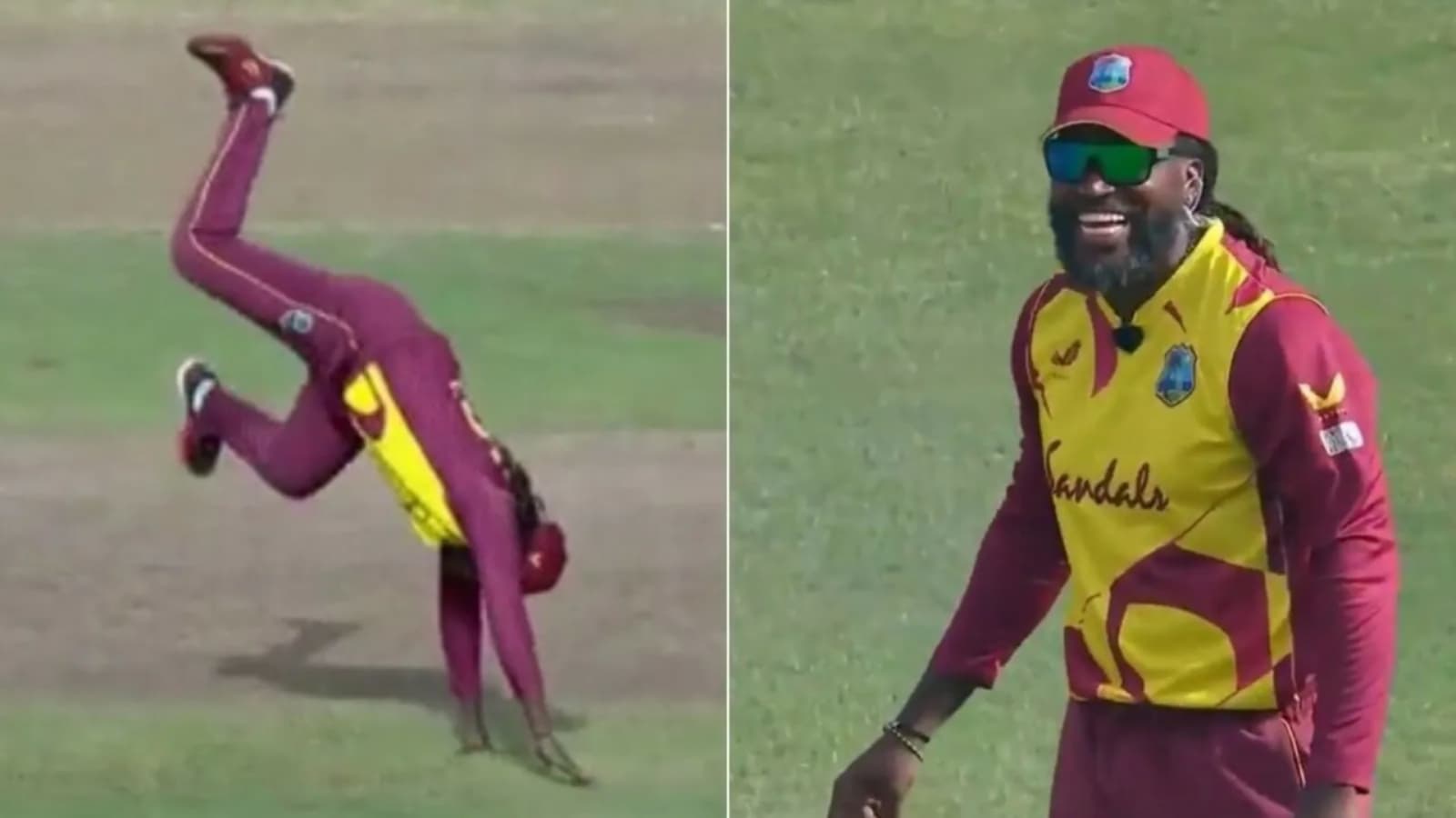 Watch Video: Chris Gayle, 41, stuns all with a cartwheel celebration, Dale Steyn calls him ‘coolest cricketer alive’