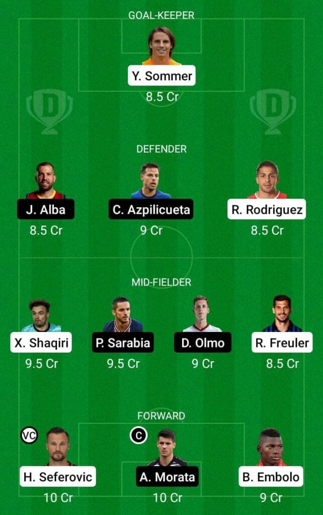 SUI vs SPN Dream11 Prediction 