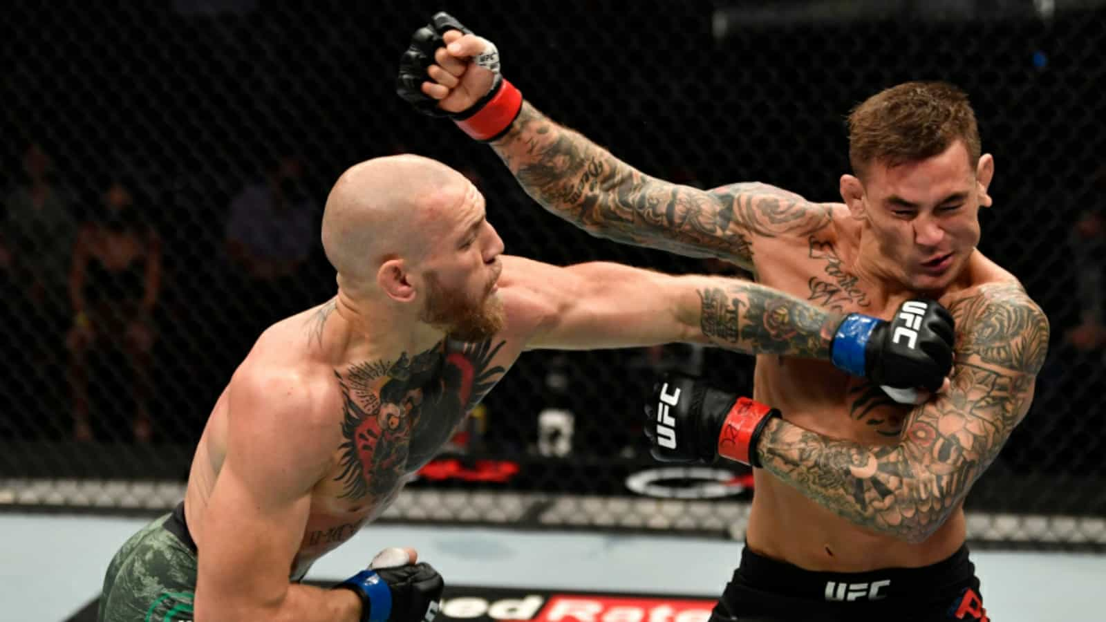 ‘He’s trembling…it is because he knows he got electrocuted in both rounds’ – Conor McGregor continues trying to get into Dustin Poirier’s head