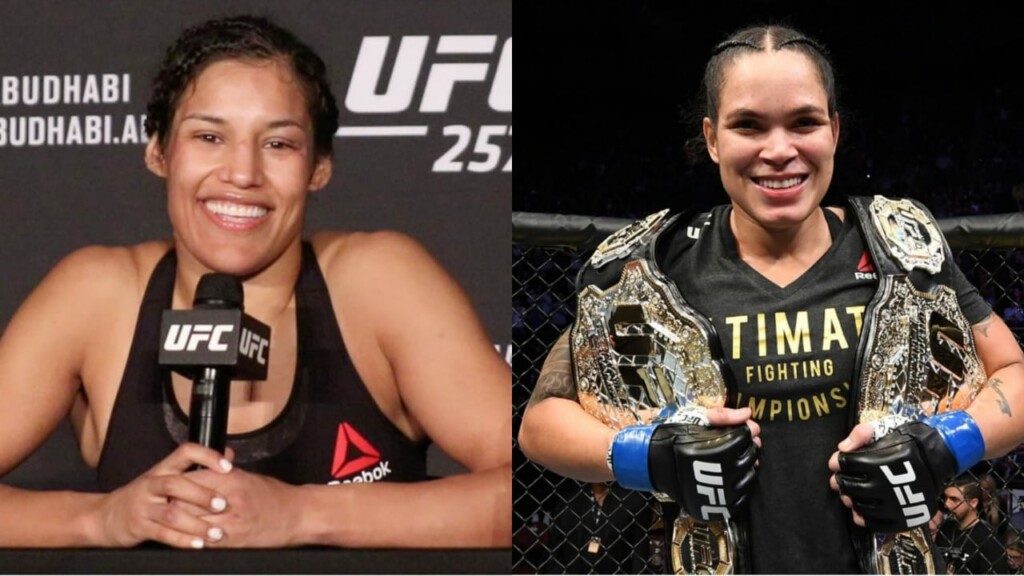 Julianna Pena and Amanda Nunes