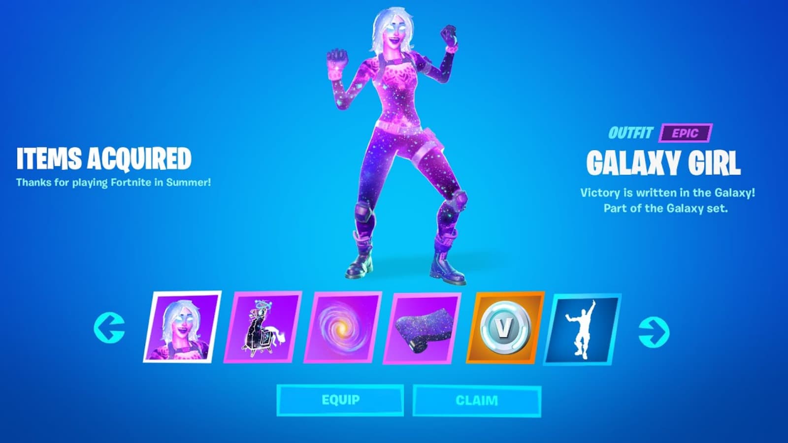 How to Get Fortnite Galaxy Girl Skin For Free in Galaxy 2.0 Cup