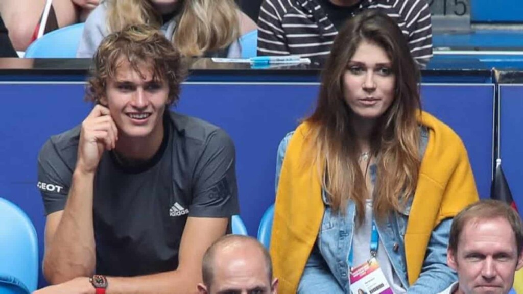 Alexander Zverev and Olya Sharypova