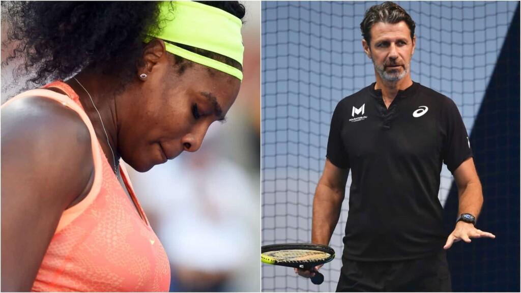 Serena Williams and Patrick Mouratoglou