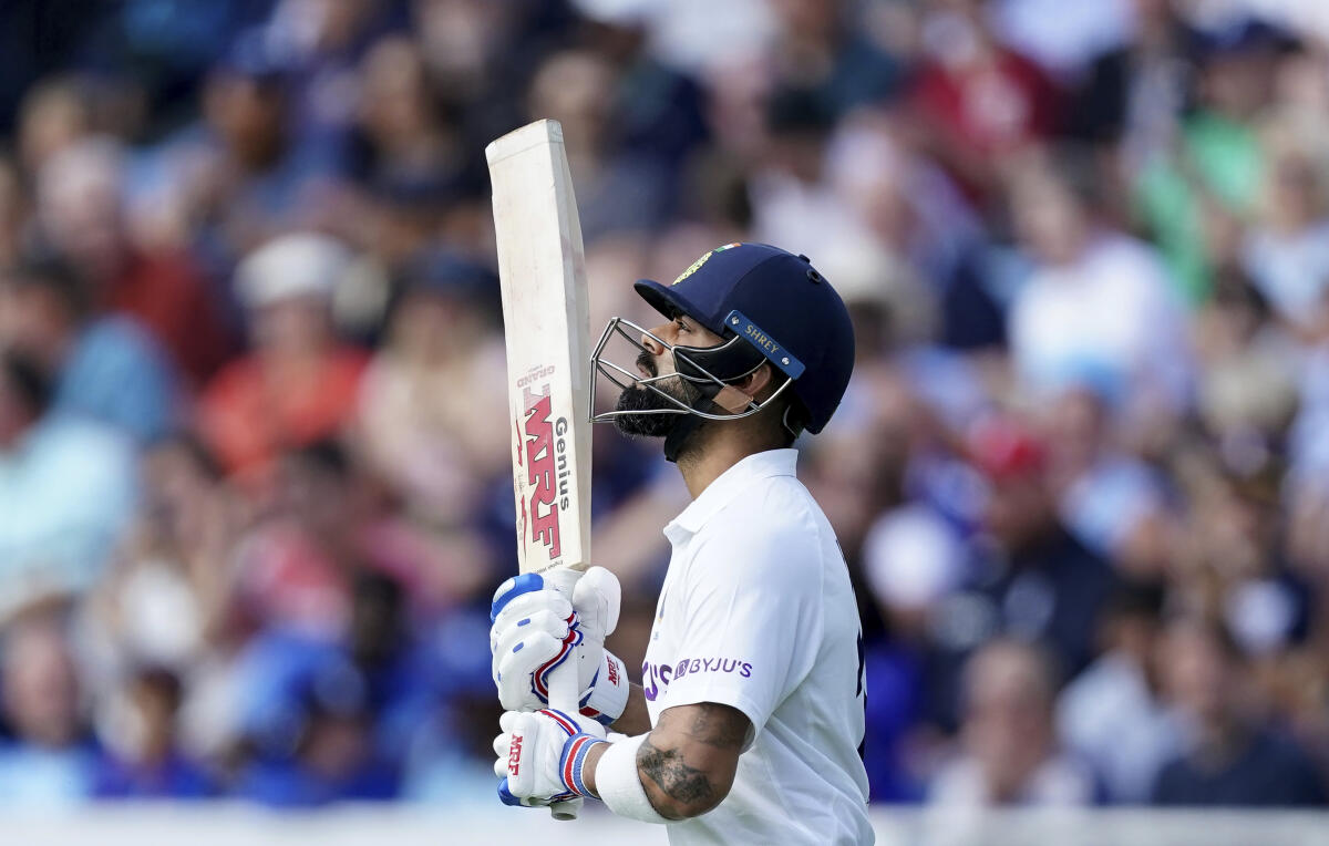 Virat Kohli leaves the Indian team hanging in the middle after falling to James Anderson in the Leeds Test