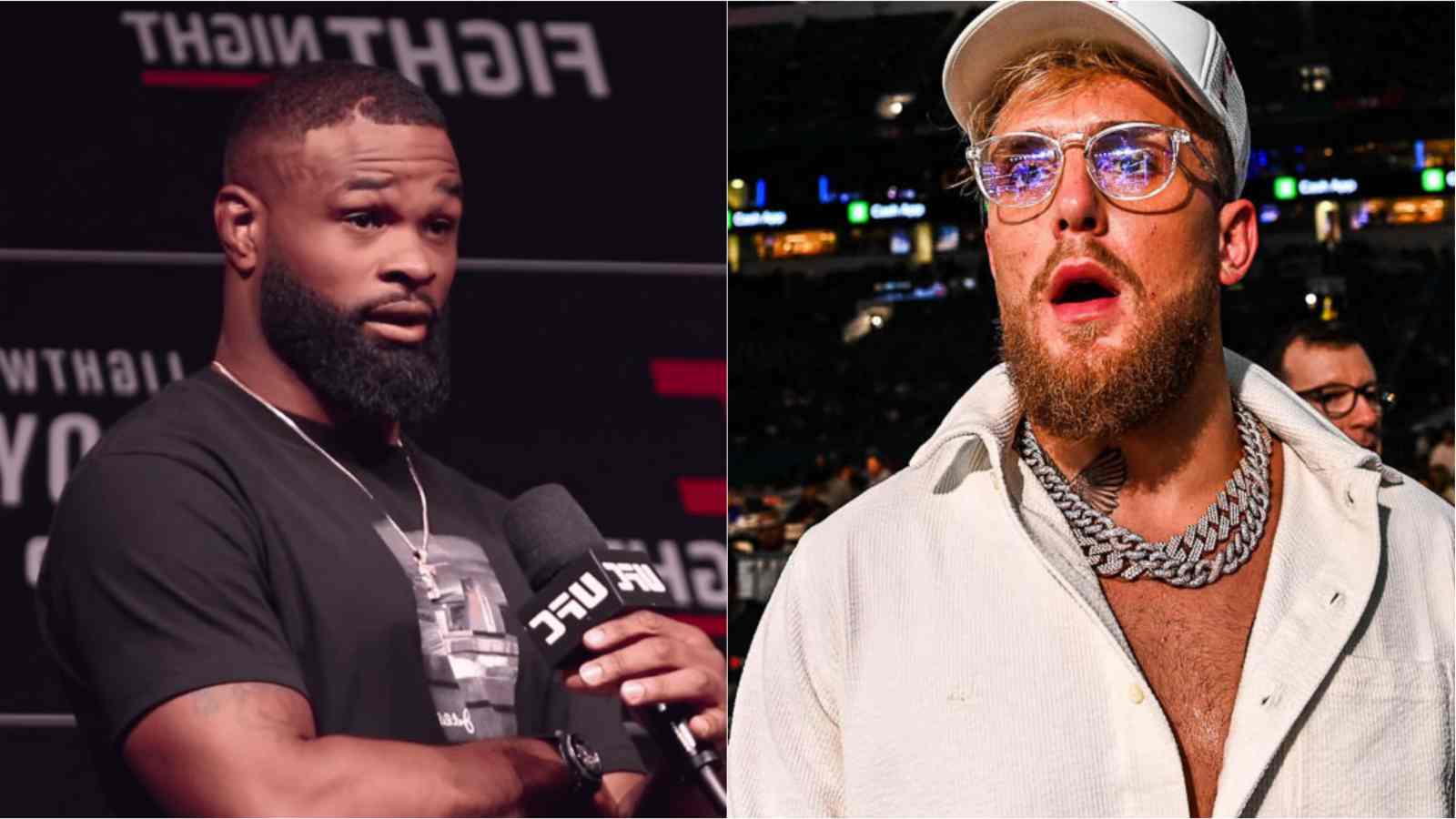 “It’s too late,” Tyron Woodley states that is it way too late for Jake Paul to back out from their fight