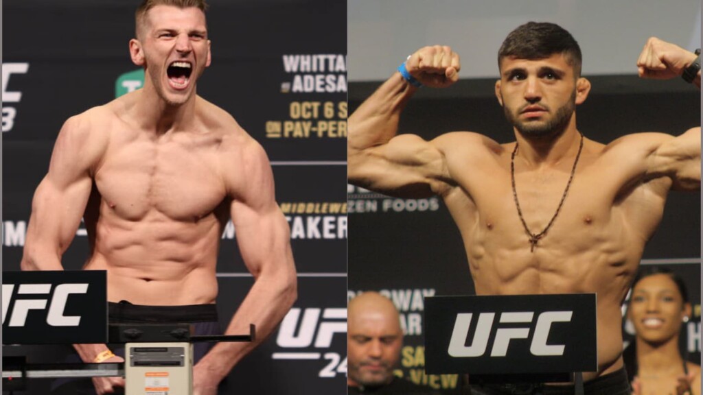 Arman Tsarukyan and Dan Hooker