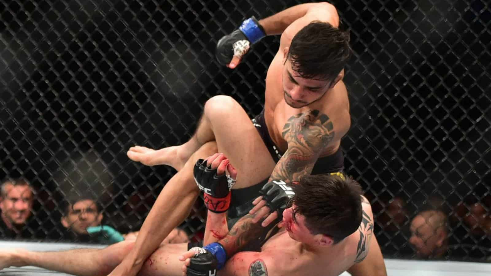 “I destroyed him, I made it 30-26, I proved I’m better,” Alexandre Pantoja calls out Brandon Moreno for a rematch after UFC Vegas 34 win