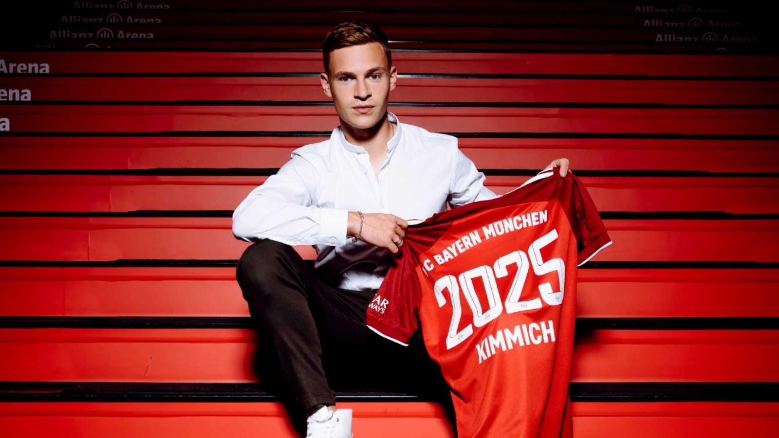 Joshua Kimmich signs contract extension at Bayern Munich till 2025