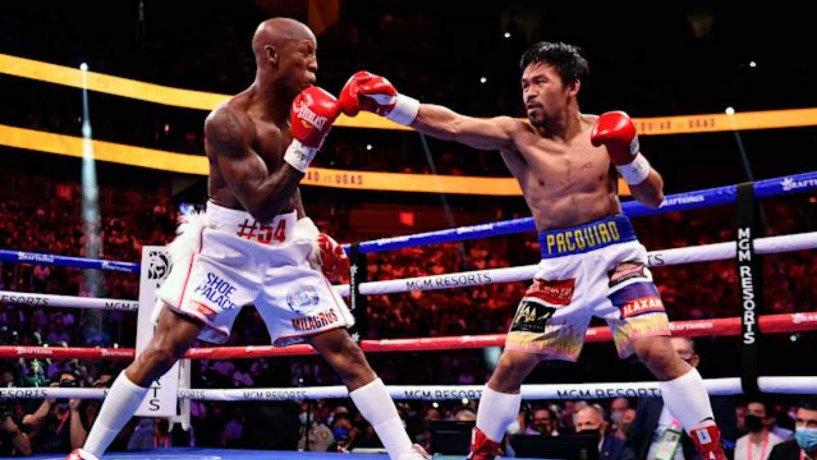 Yordenis Ugas retains his WBA title against the legendary Manny Pacquiao; Twitter explodes reacting to the fight