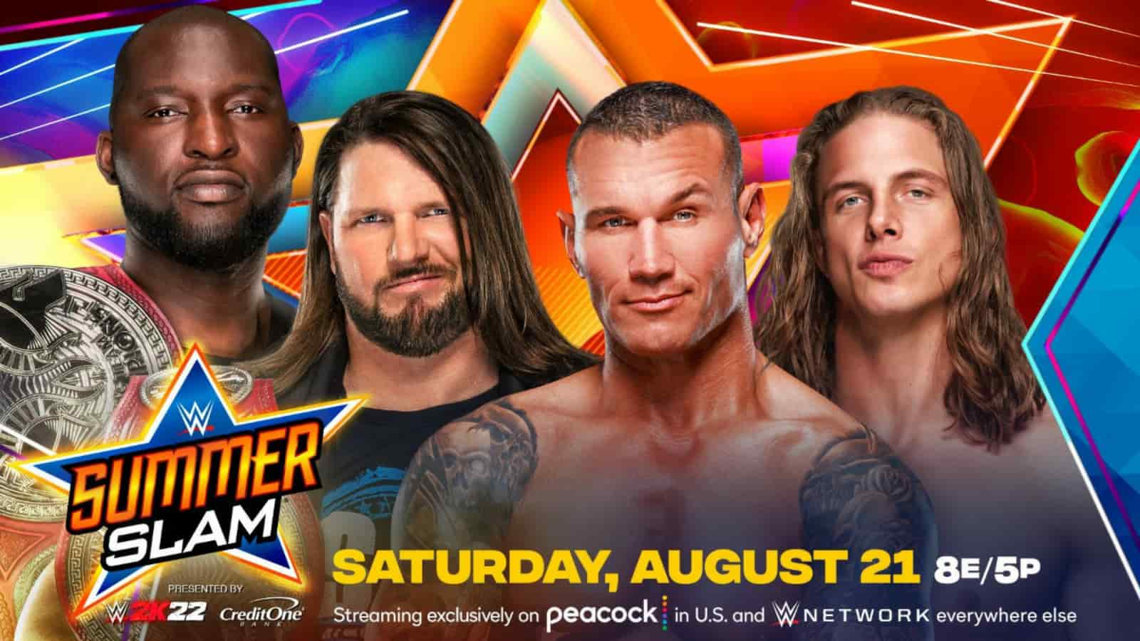 Raw Tag Team Championships change hands at Summerslam as RK-Bro defeat AJ Styles and Omos