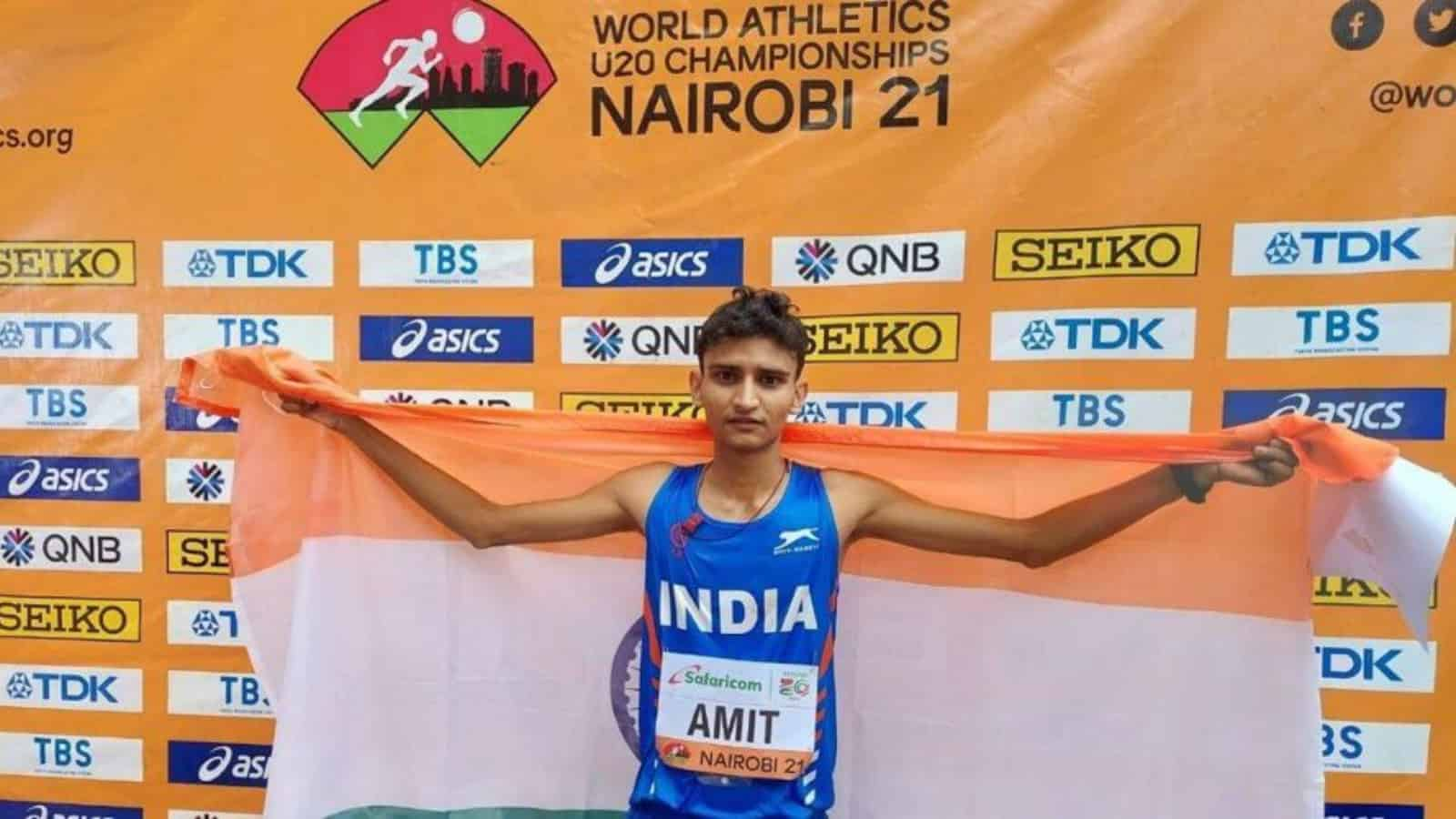 Amit Kumar Wins Silver in Men’s 10,000m Race Walk at World Athletics U20 Championships in Nairobi