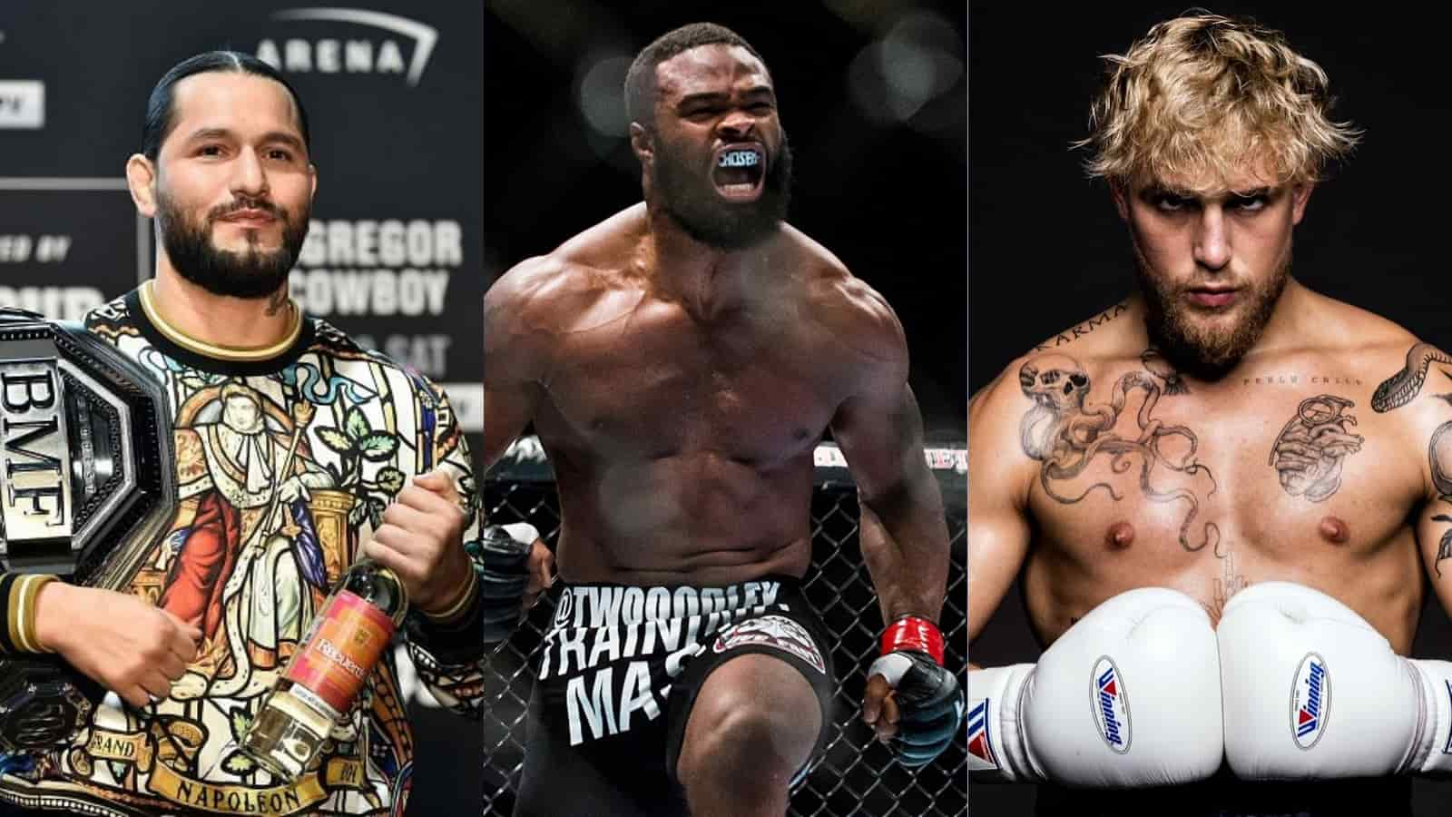 “Woodley’s going to knock him the f*ck out,” Jorge Masvidal backs Tyron Woodley to defeat Jake Paul on 30th August