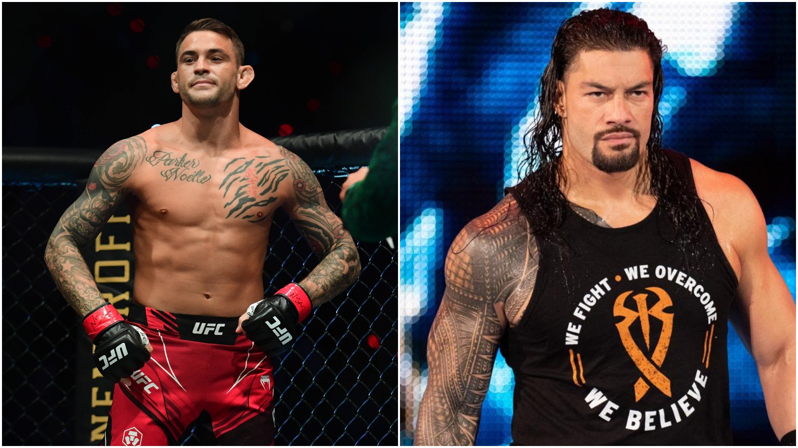 “I don’t man” – Dustin Poirier says he does not know who Roman Reigns is