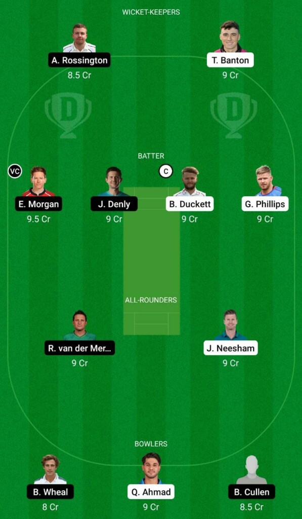 WEF vs LNS Dream11