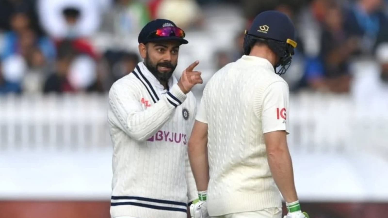 Watch: King Kohli’s epic reply to Robinson after he laughed at him for missing a cover drive