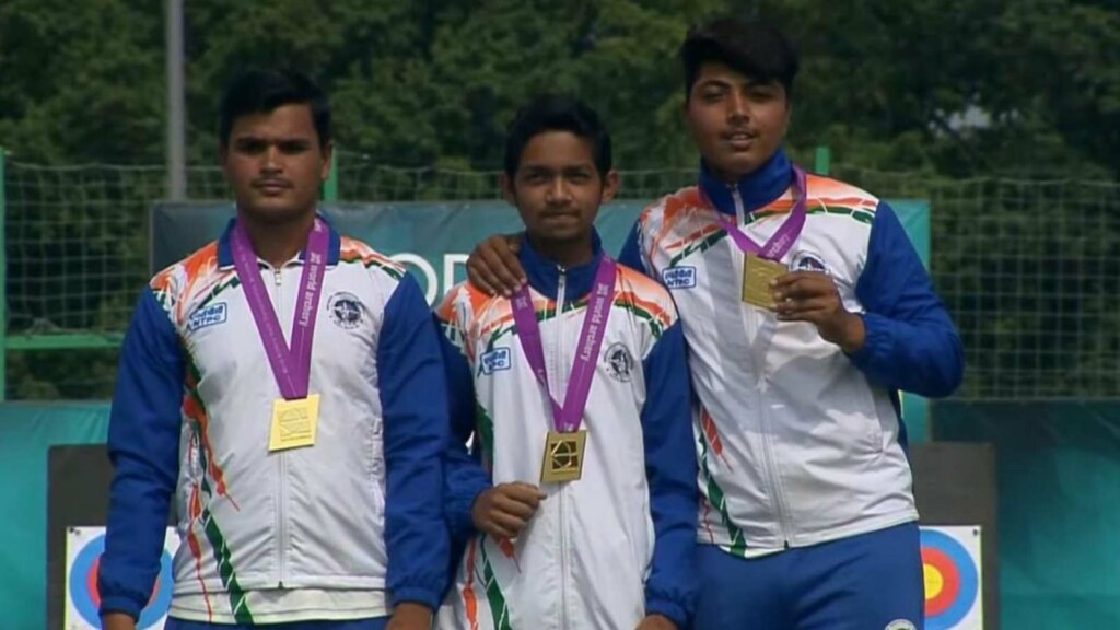 World Youth Archery Championships- Indian Men's Cadet Team Wins Gold