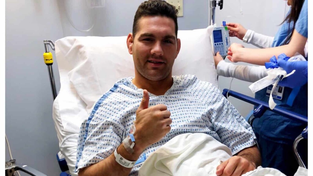 Chris Weidman on his second surgery