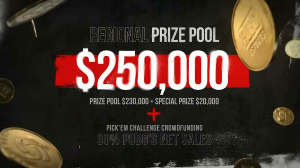 Krafton announces PUBG Continental Series 5 with with $1 million prize pool