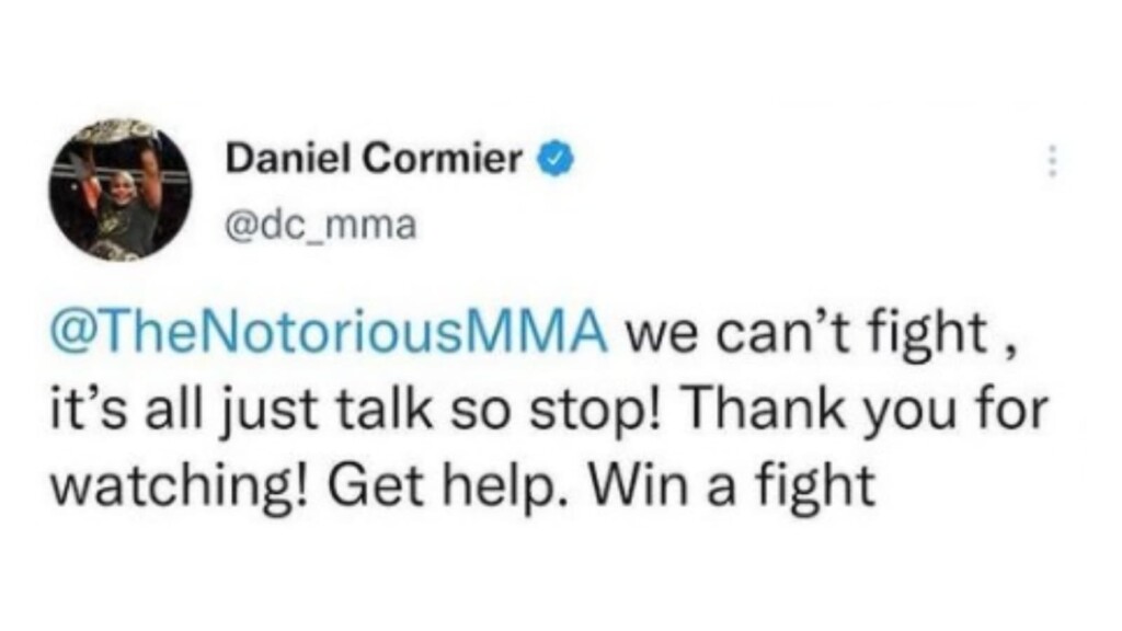 Conor McGregor Daniel Cormier