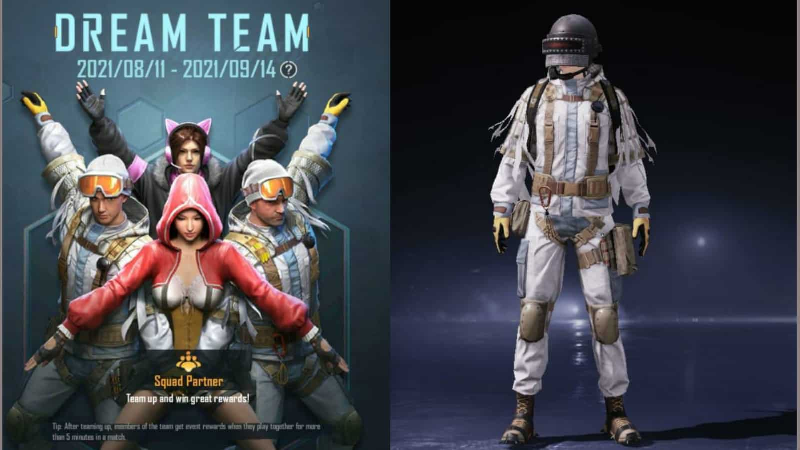 How to get the Arctic Spy Set for free in Dream Team Event BGMI?