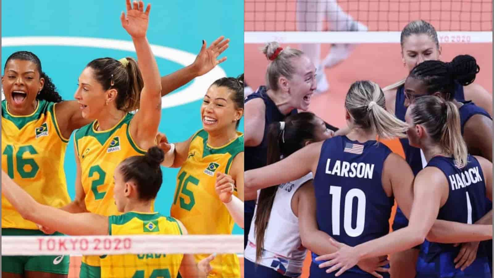 Tokyo Olympics: Women’s Volleyball Brazil vs USA Live Stream, Preview and Prediction for Gold medal match