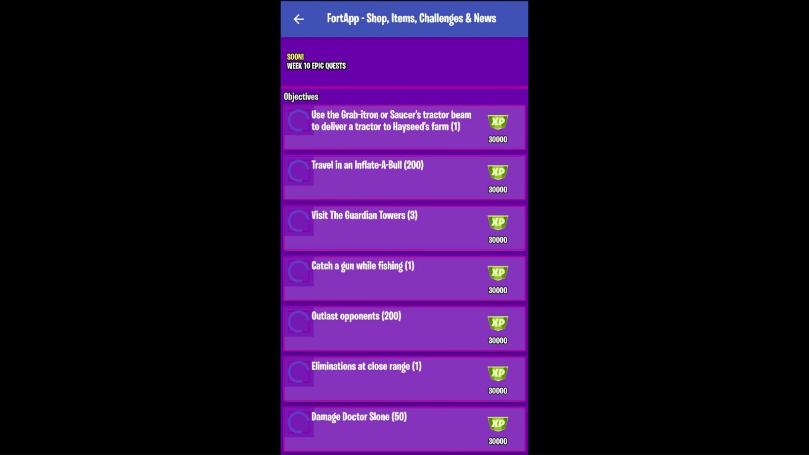 Fortnite Season 7 Week 10 Epic Challenges: New Epic Quests Released